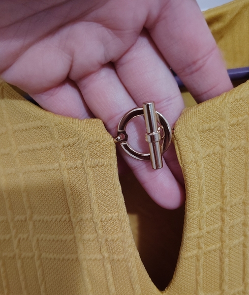 Enfocus Studio Size 14 Yellow Women's Dress - Picture 3 of 4